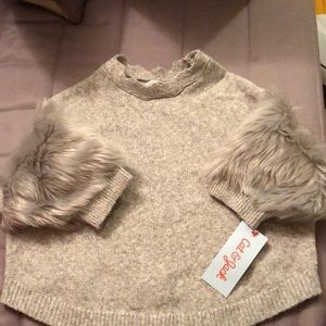 Girls short sleeve sweater